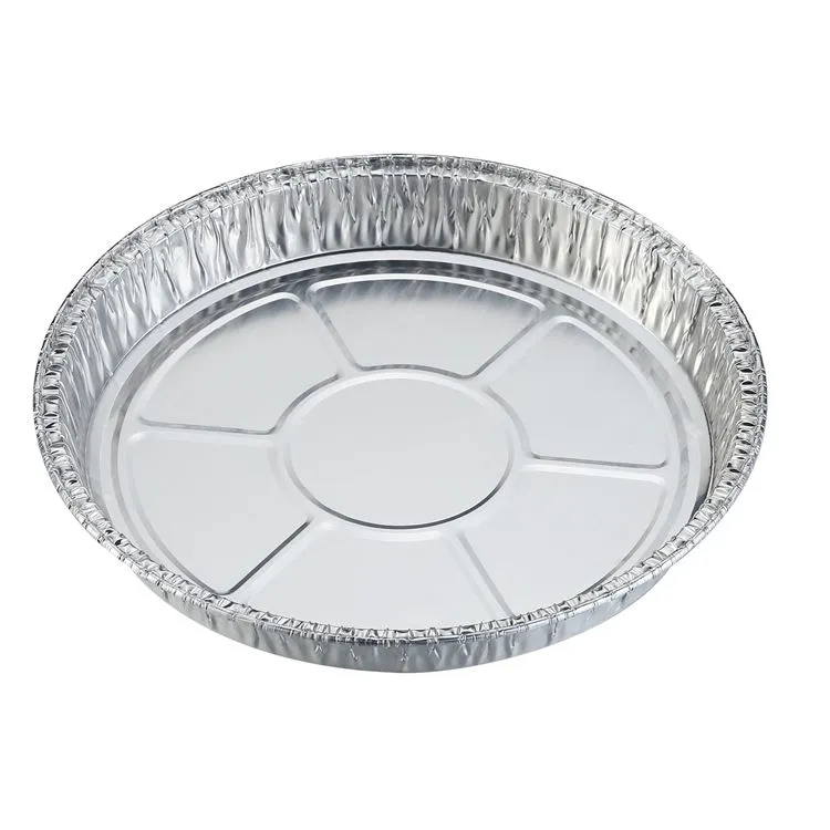 Plateau à pizza en papier d'aluminium