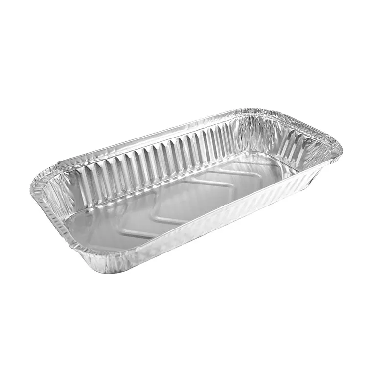 Contenants alimentaires en aluminium avec couvercles