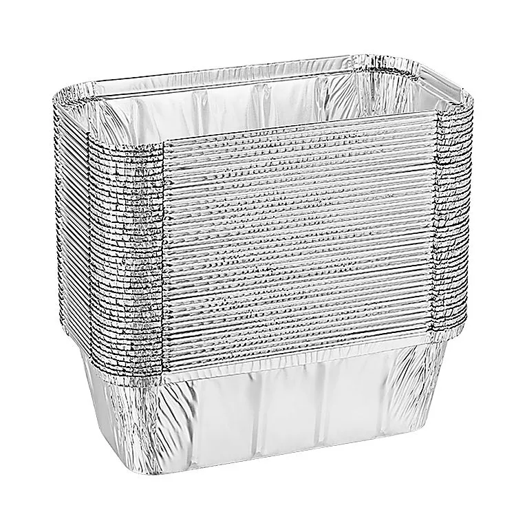 Moules à pain jetables en aluminium avec couvercles