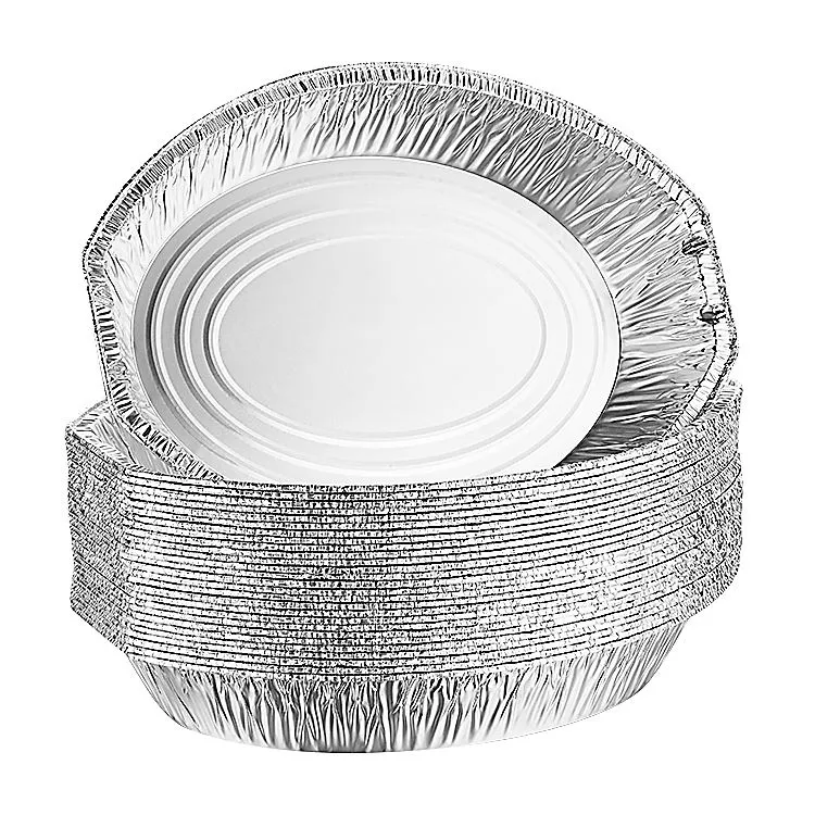 Grands plateaux en aluminium de dinde