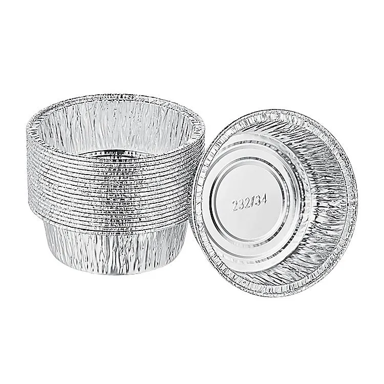 Plateau rond en aluminium avec couvercle