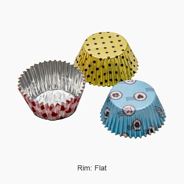 Coupe ronde en aluminium de chocolat